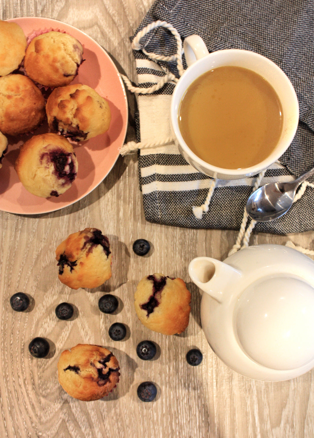 Blueberry Chai Muffins