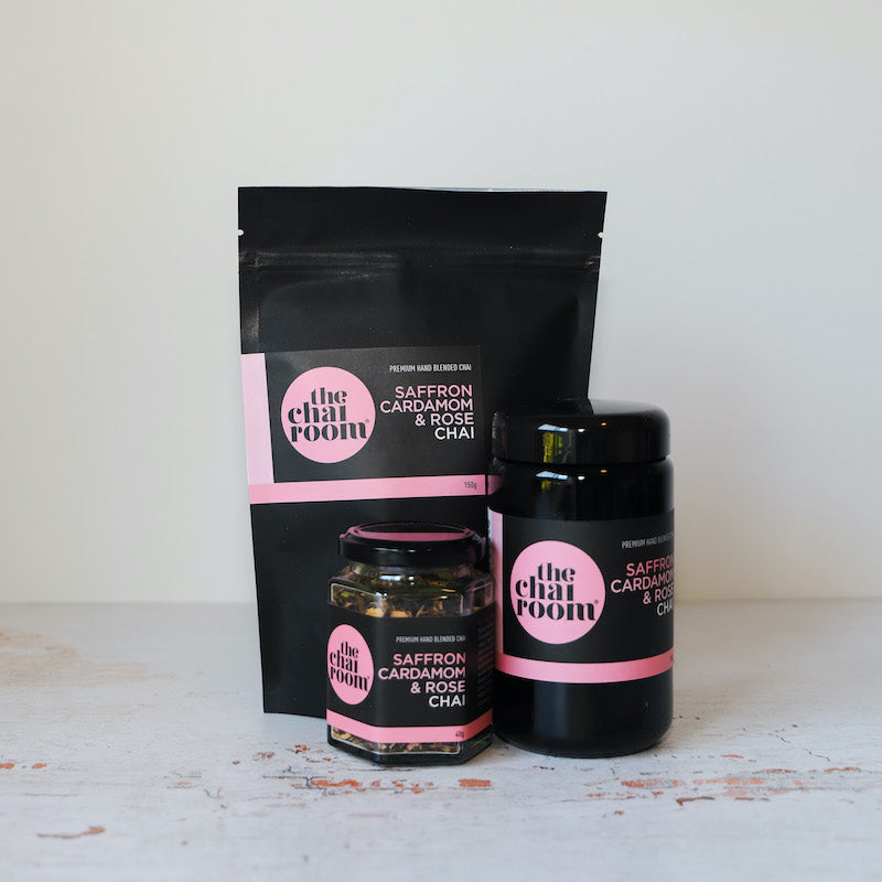 Saffron Cardamom & Rose Chai