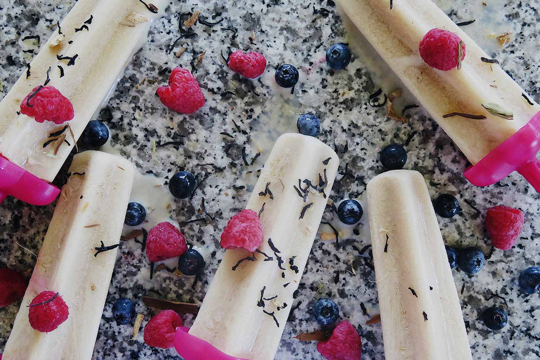 Mixed Berries Chai ice cream